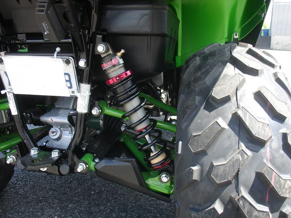 On Stage 1 and Stage 2, the left and the right shock are the same. Just install them with the shraeder nitrogen valve at the top of vehicle.