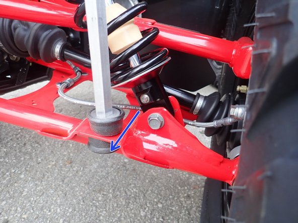 On Stage 1 and Stage 2, the left and the right shock are the same. Just install them with the shraeder nitrogen valve at the top of vehicle, and the valve facing outside.