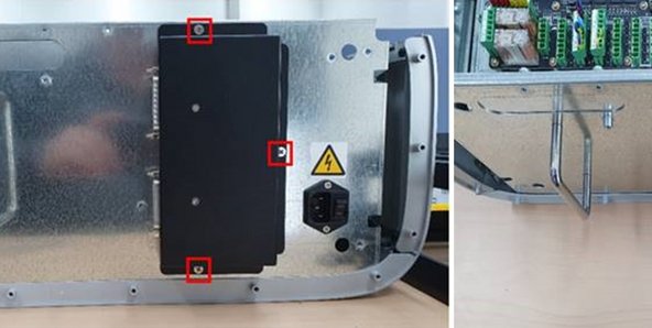 Unscrew the Junction Board bolts