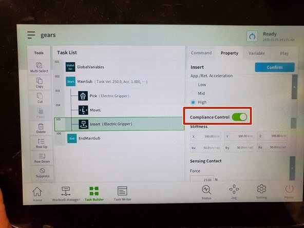 Compliance Control MUST be enable