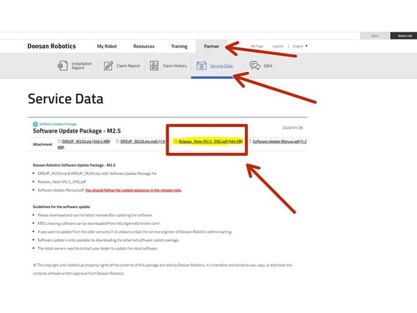 You must follow the update sequence in the release note of the version, otherwise  a blank screen or another noticeable malfunction can occurs.  If that happens contact your dealer.