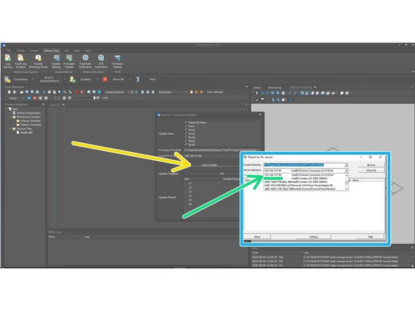 Click on  Start Update