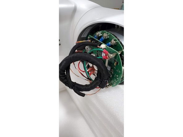 Take a picture of the locations of the cables.