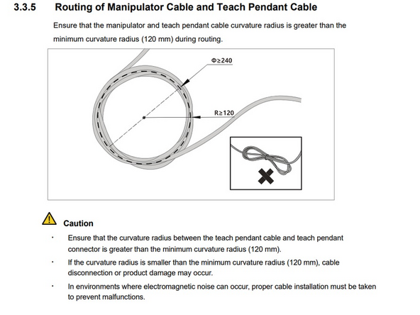 Minimum Radius of 120mm or                4.72 inches