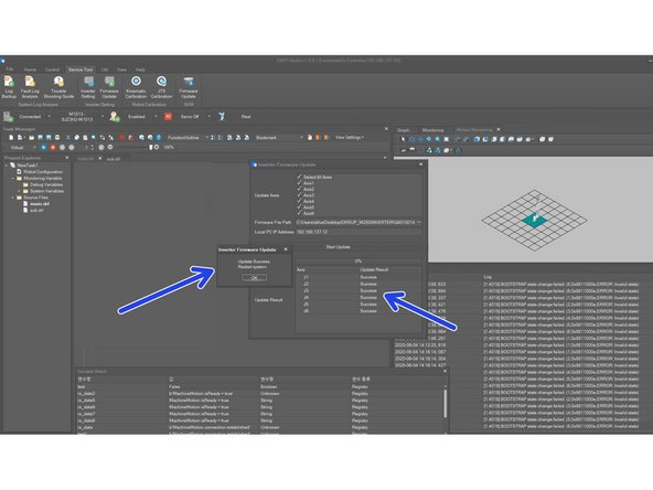 Then click on Yes to confirm to proceed firmware update
