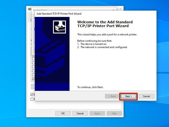 This should open a port wizard; hit &quot;Next.&quot;
