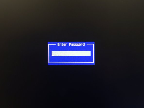 Type in the password again to confirm. Hit the Enter key on your keyboard to continue.