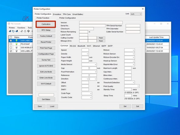 Double click the printer name, 'GSS-LABEL-PTR-I,' to open up the Printer Configuration Menu.