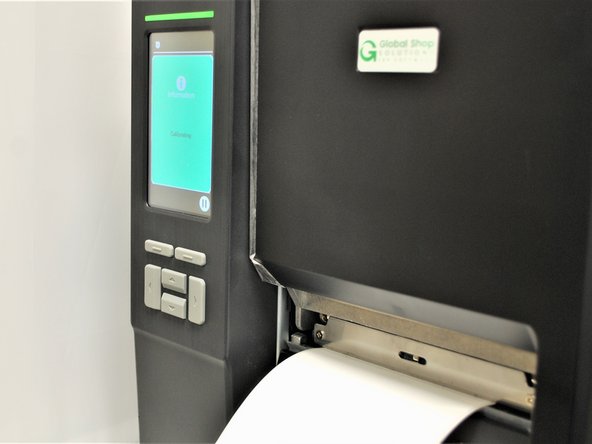 The printer will now self-calibrate; several blank labels will be printed in the process.