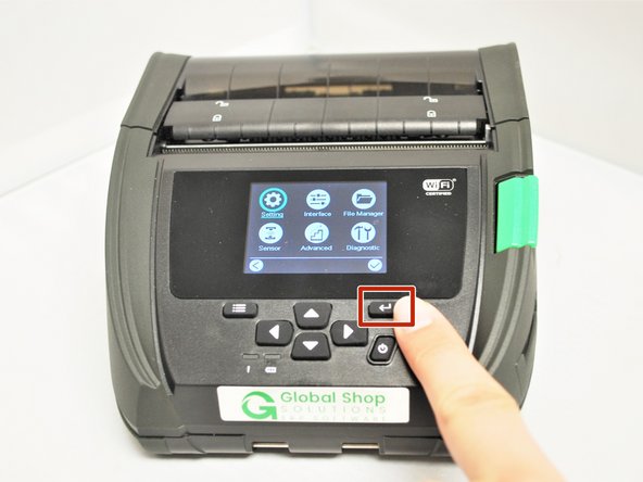 Tap or select 'Setting.'