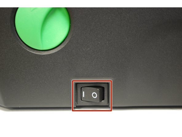 DO NOT turn the printer on without the labels being loaded first. See how to load labels HERE.