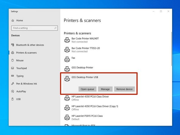 Check your Printers &amp; Scanners in Windows to verify setup has been completed - you should a printer with a name matching the one you just set up.