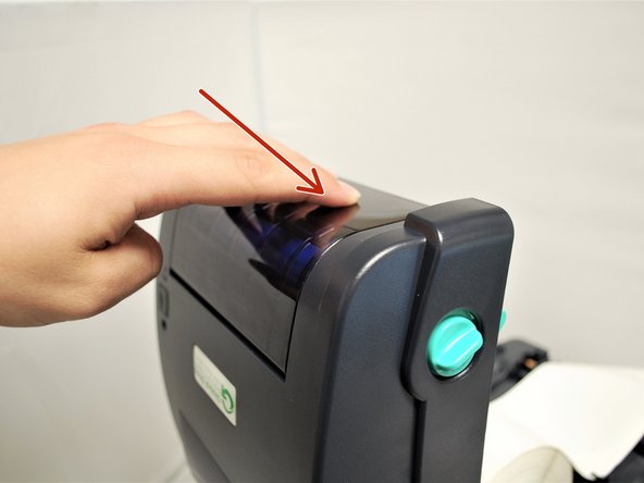 Close the ribbon access cover