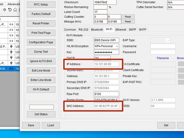 These two addresses are what IT needs for a DHCP Reservation.