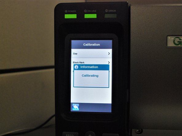 If they don't, open the printer, release and lift the printhead, and pull the labels forward until they line up.