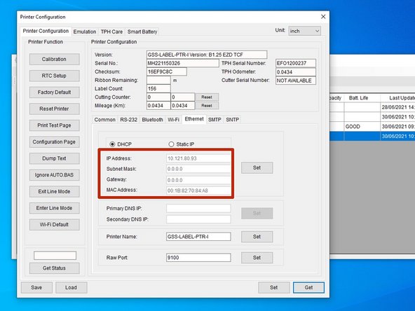 These two addresses are what IT needs for a DHCP Reservation.