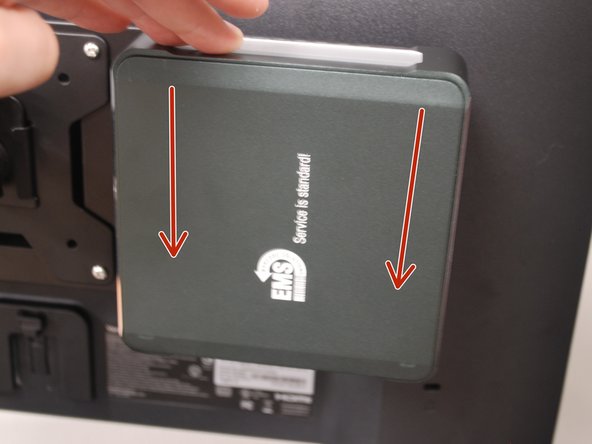 Push the PC down into place. It should flit snugly and securely.