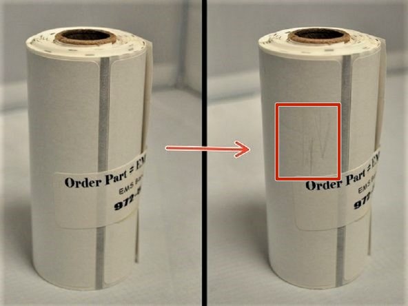 Make sure the labels you have are the direct thermal printing type, and that they have a black mark between each label.