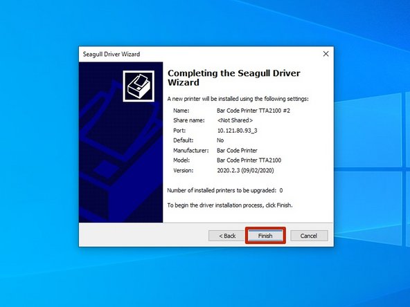 For standard setup, we recommend against setting the printer as default printer or sharing it. If you know what you're doing, adjust the settings as you please.