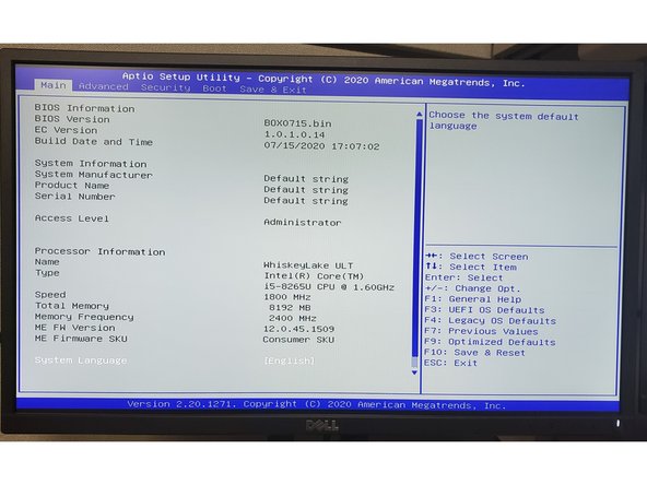 Restart the computer.