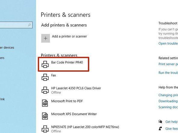 At this point, make sure to unplug any cables directly connecting the printer to the computer, so that they are only connected via the network. This is to make sure that you can print through the port you just set up.