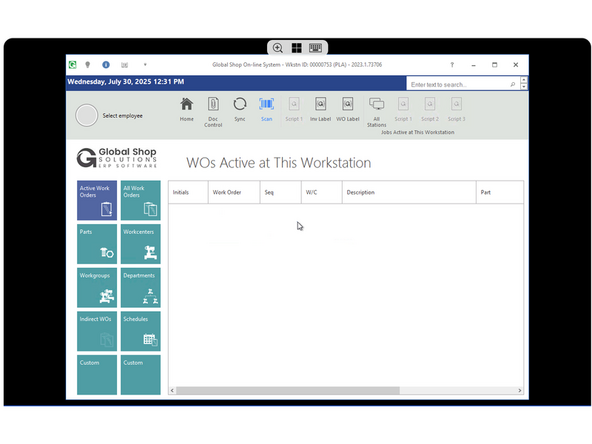 You have now connected to your global shop server