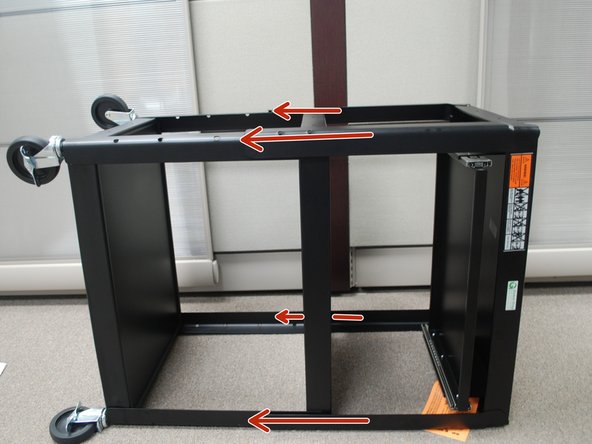 Slide the Cart Top over the Cart Bottom.