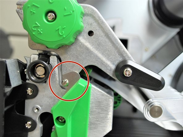 Close the cover on the printer.