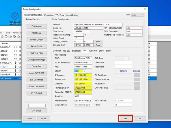 You can now change the IP to whatever you need it the 'IP Address' text box shown by the green box in picture 2.