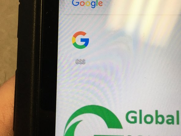 Navigate back to the Home screen, to find the Google shortcut app, named what you labeled it as.