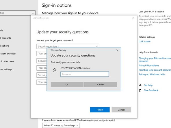 Confirm your credentials to verify your account.