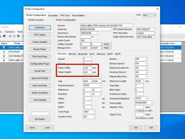 In the new window, make sure the &quot;GAP&quot; option is selected, and then hit the &quot;Calibrate&quot; button.