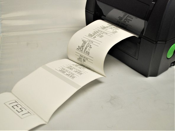 Once it is done printing, you will then have the three labels shown in Image 1 from the Test print and the Configuration Print.