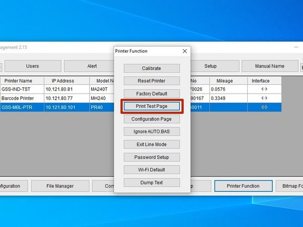 Check the box for this printer.