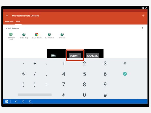 Tap inside the blank space to populate your keybaord