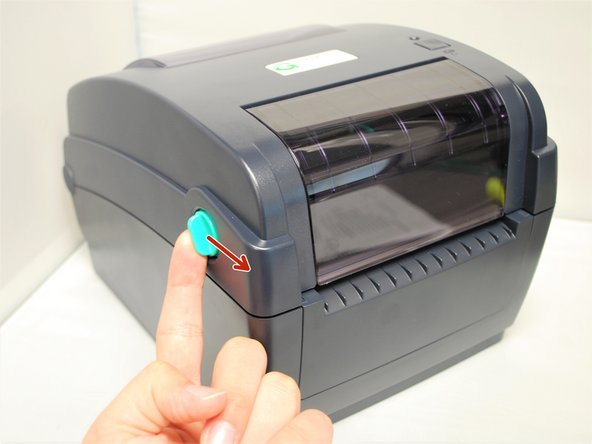 Make sure the printer is on a stable, flat surface, and turned off