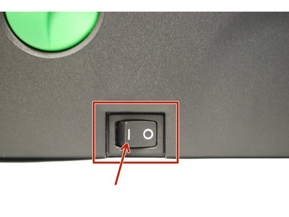 Now that the labels are loaded into the printer, you may now turn on the printer