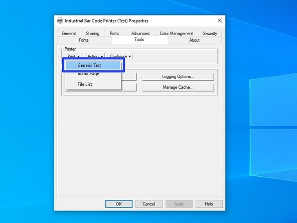 The printer should print a test sheet like the one pictured. If the test page has printed over the network, that means the port you set up is working. If the page doesn't print, go back through this guide and the previous guide (5 - Assigning an IP to your printer [Wired and Wireless]).