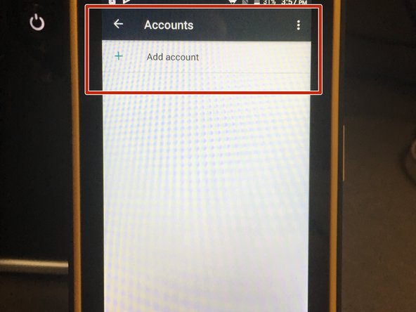The account will now be removed from the Accounts menu.