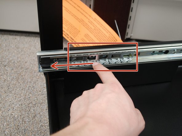 Slide the inner most part of the sliders as far out as you can.