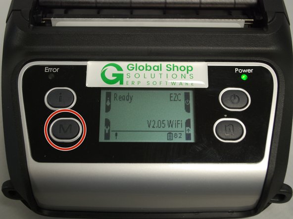 On the main screen, press the Menu button to open the Main Menu.