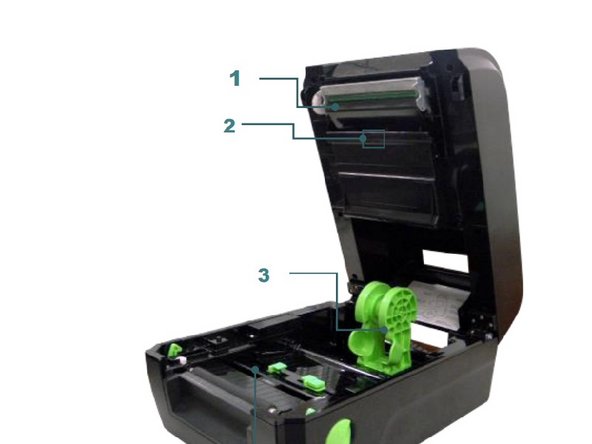 1. Ribbon rewind gear