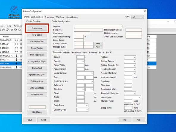 Once you have the printer selected, we'll calibrate it to make sure the settings are correct.