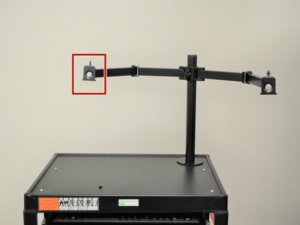 Begin with the left mount.