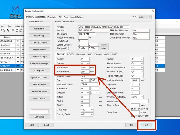 In the new window, make sure the &quot;GAP&quot; option is selected, and then hit the &quot;Calibrate&quot; button.