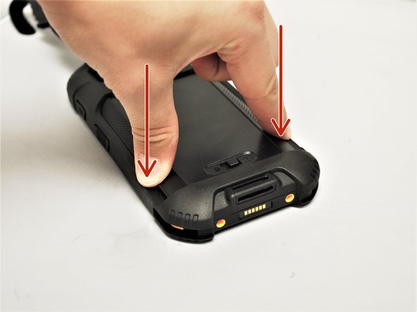 Push down on the battery so it 'clicks' into place.