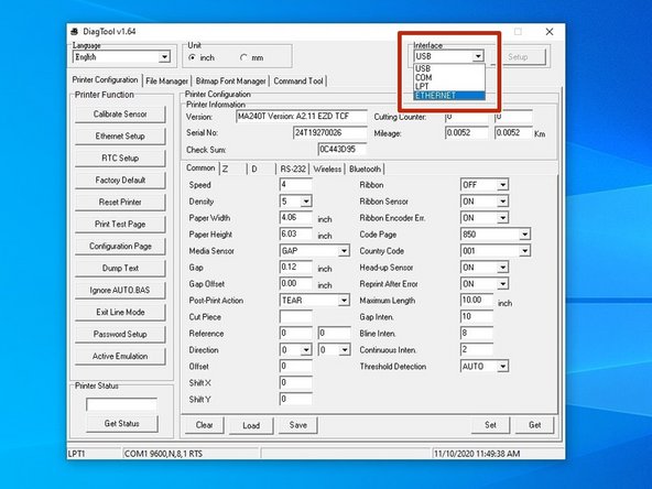 This method requires the printer to have been set up on the network with an IP. This is demonstrated in the guide &quot;5 - Assigning an IP.&quot;