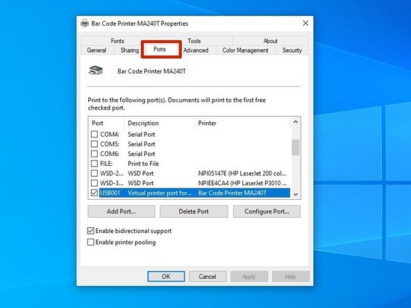 In the next window, choose &quot;Printer Properties.&quot;