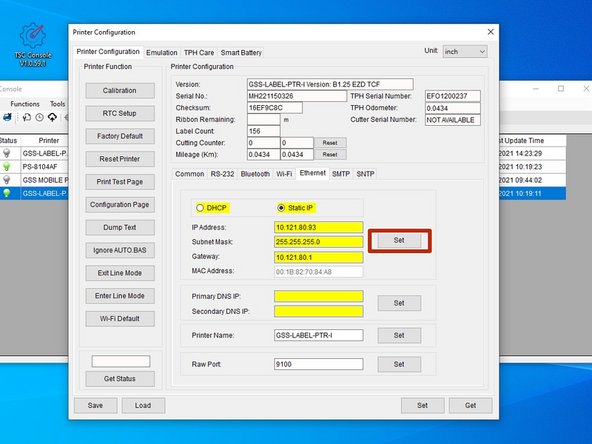 You can now change the IP to whatever you need it the 'IP Address' text box shown by the green box in picture 2.