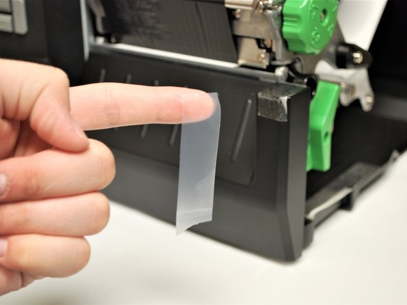 Test the orientation of the ribbon: